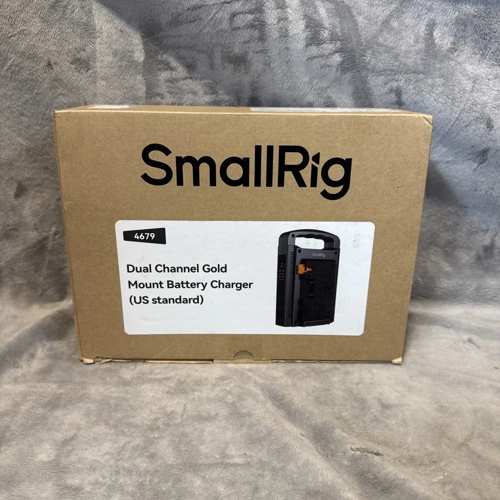 SmallRig 4679 Dual Channel Battery Charger for Camera, 16.8V, AC Power